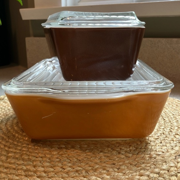 Vintage Pyrex Old Orchard Refrigerator Set - Picture 6 of 16